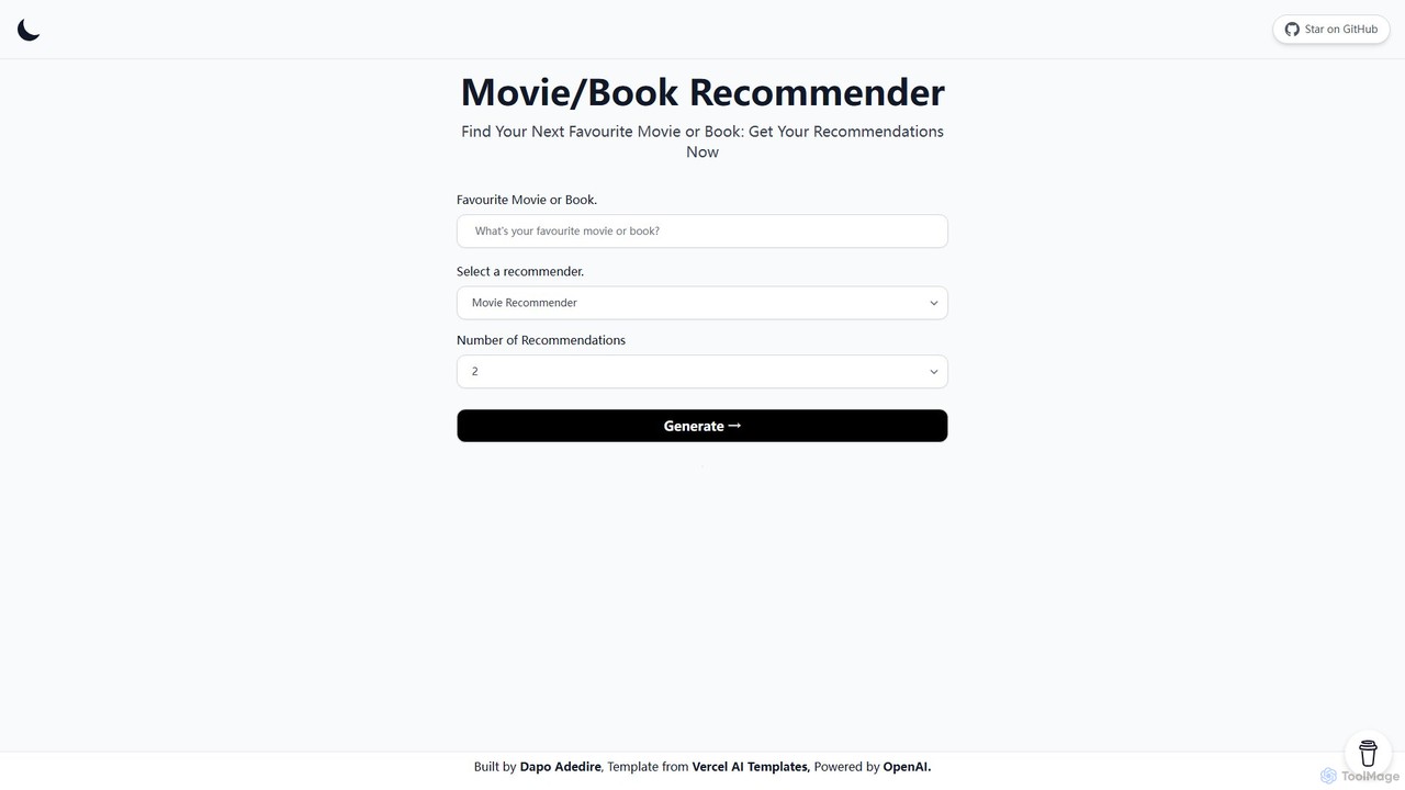 Movie & Book Recommender