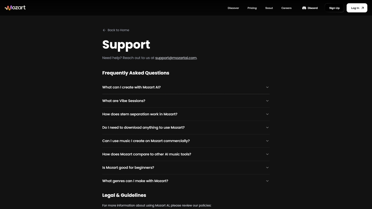 Mozart AI - AI Song Generator & Music Maker for Mozart