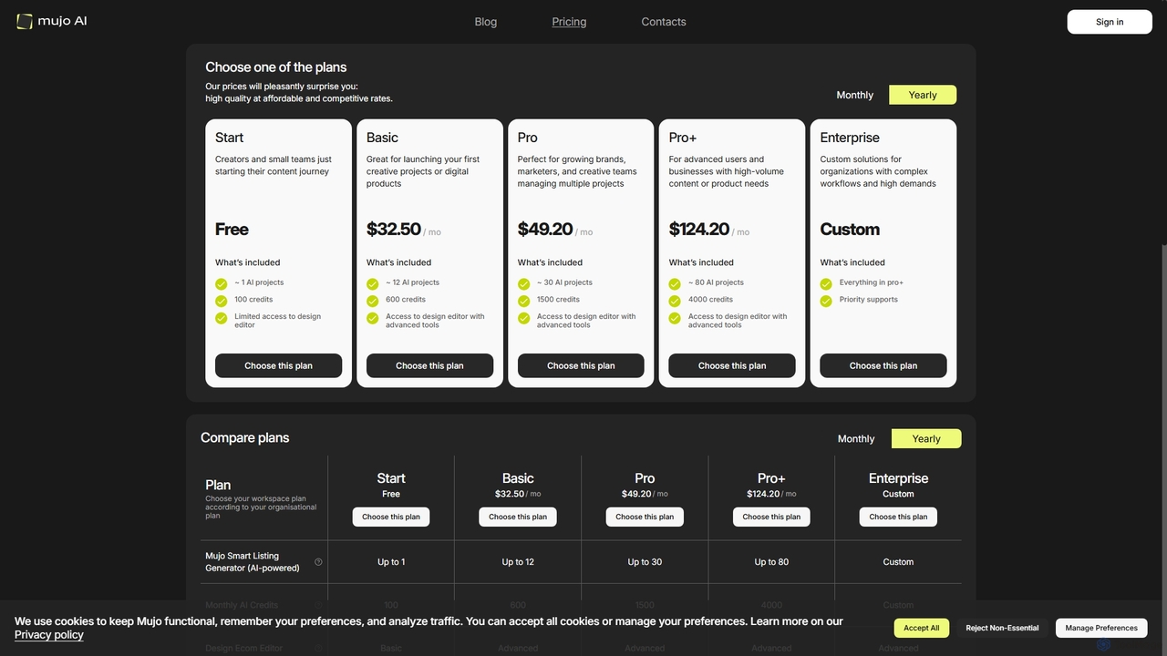 AI Tool for E-commerce Listings | Generate Product Images & Copy — Mujo AI for Mujo AI