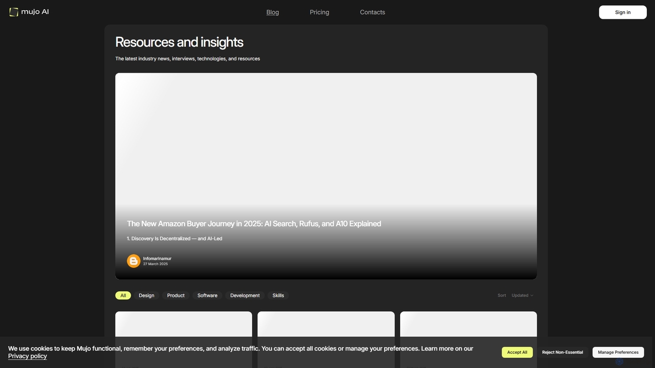 AI Tool for E-commerce Listings | Generate Product Images & Copy — Mujo AI for Mujo AI
