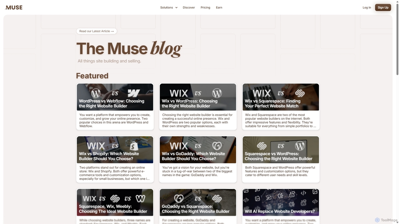 Muse – Blog for Muse