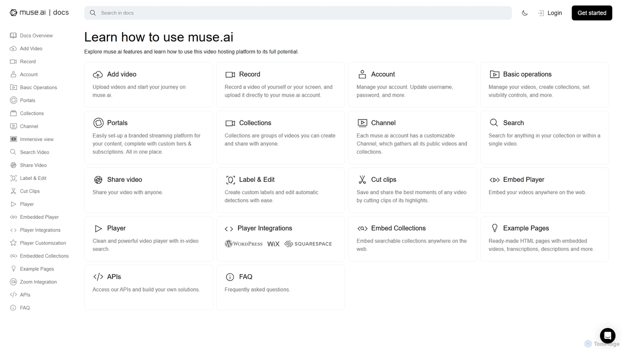 muse.ai | docs for Muse.ai