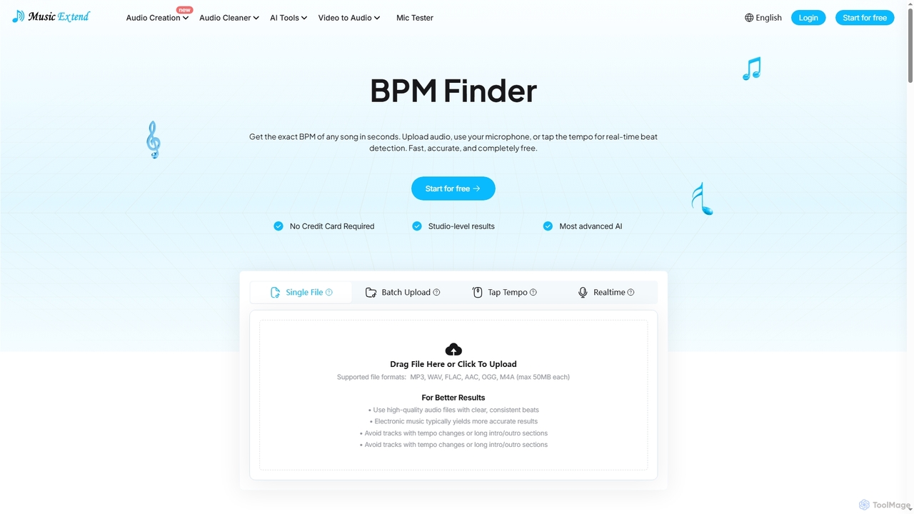 Online BPM Finder – Fast & Accurate Beat Detector - MusicExtend for MusicExtend