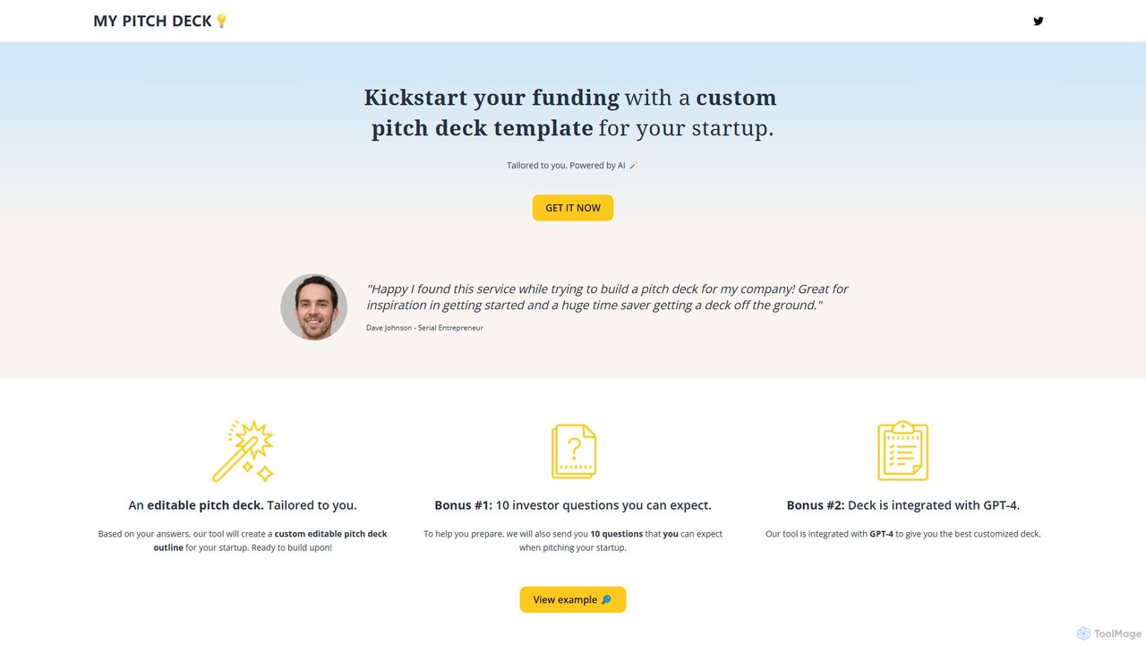 MY PITCH DECK