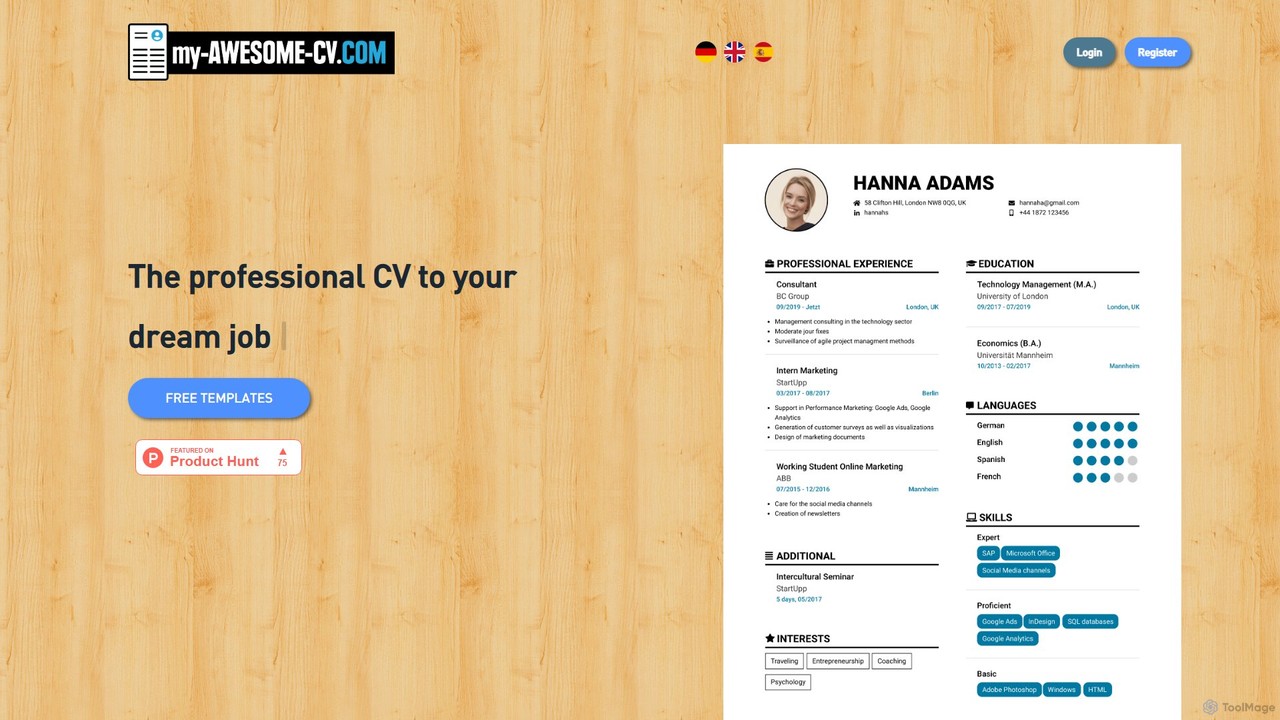 my_awesome_cv