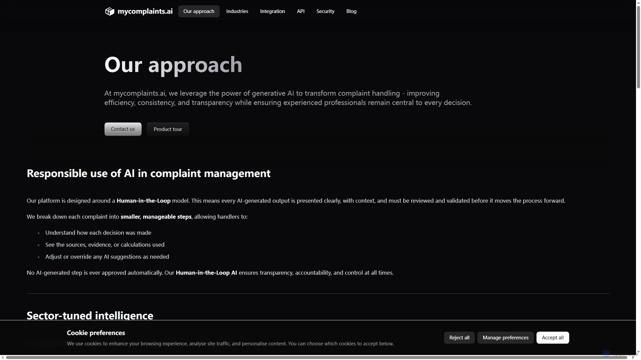 Our AI-Driven Approach to Complaint Management | mycomplaints.ai for Mycomplaints