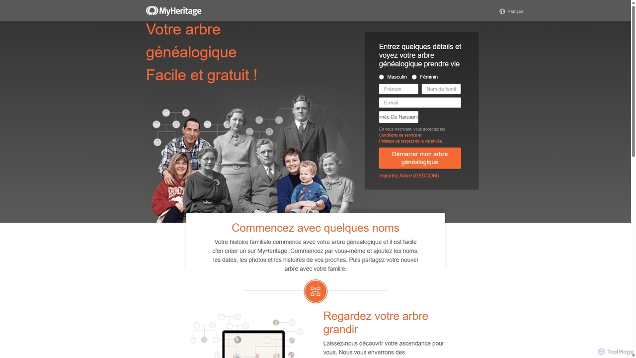 Créez un Arbre Généalogique Gratuitement - MyHeritage for MyHeritage
