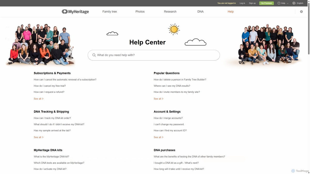 MyHeritage Help Center for MyHeritage