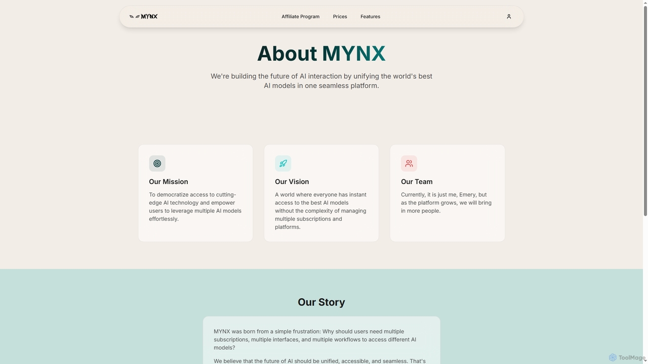 MYNX - Multi-AI Chat Hub for Mynx