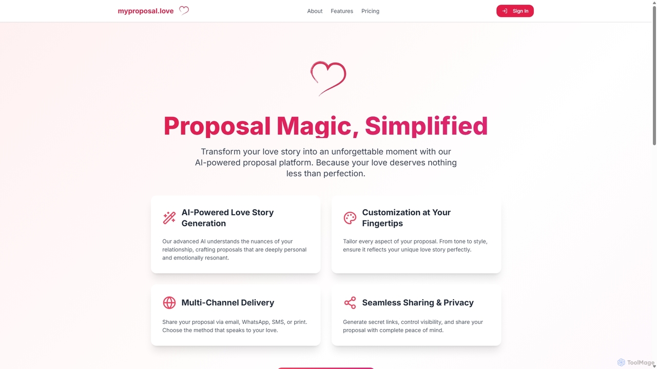 AI Proposal Generator | Create Perfect Marriage & Valentine's Proposals | myproposal.love for Myproposal.love
