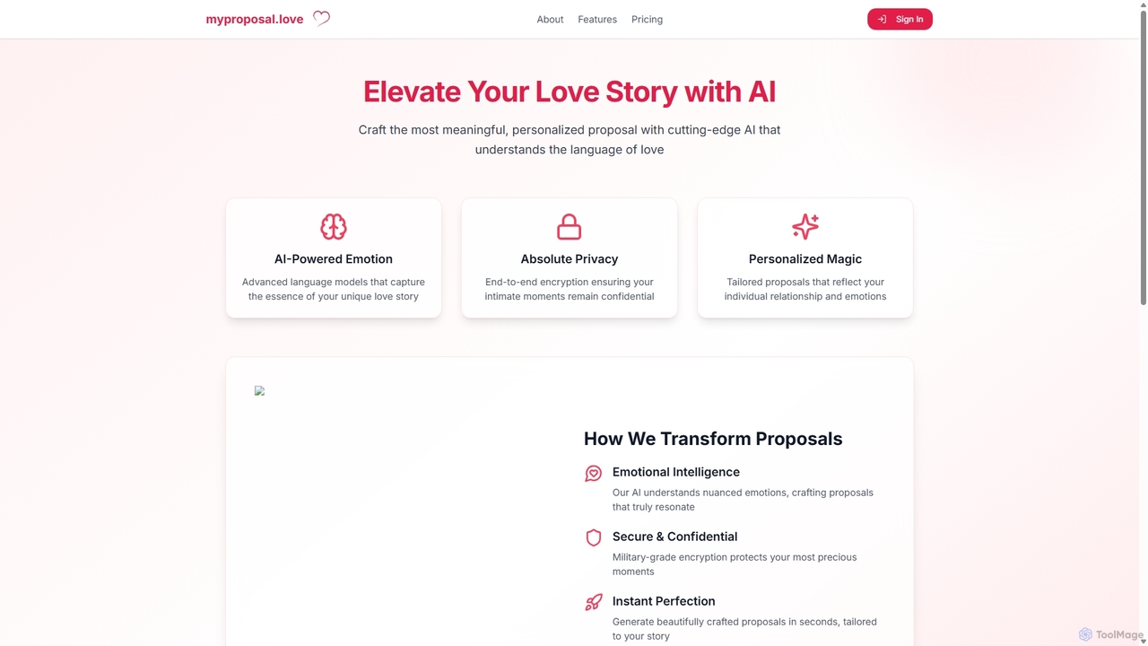 AI Proposal Generator | Create Perfect Marriage & Valentine's Proposals | myproposal.love for Myproposal.love