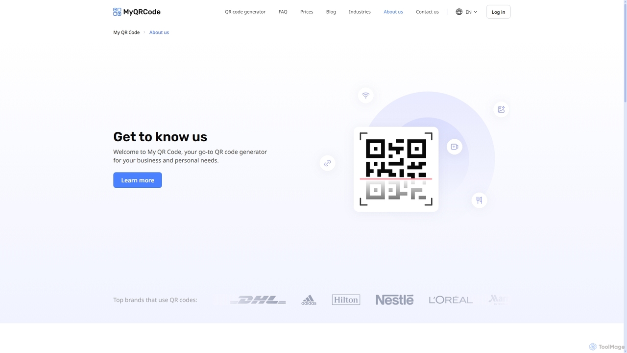 About us | My QR Code for Myqrcode