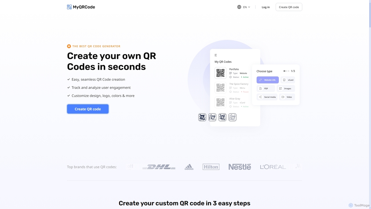 QR Code Generator | My QR Code for Myqrcode