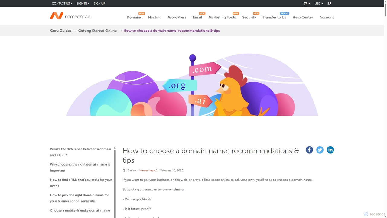 How to choose a domain name: top tips and best practices - Namecheap for Namecheap