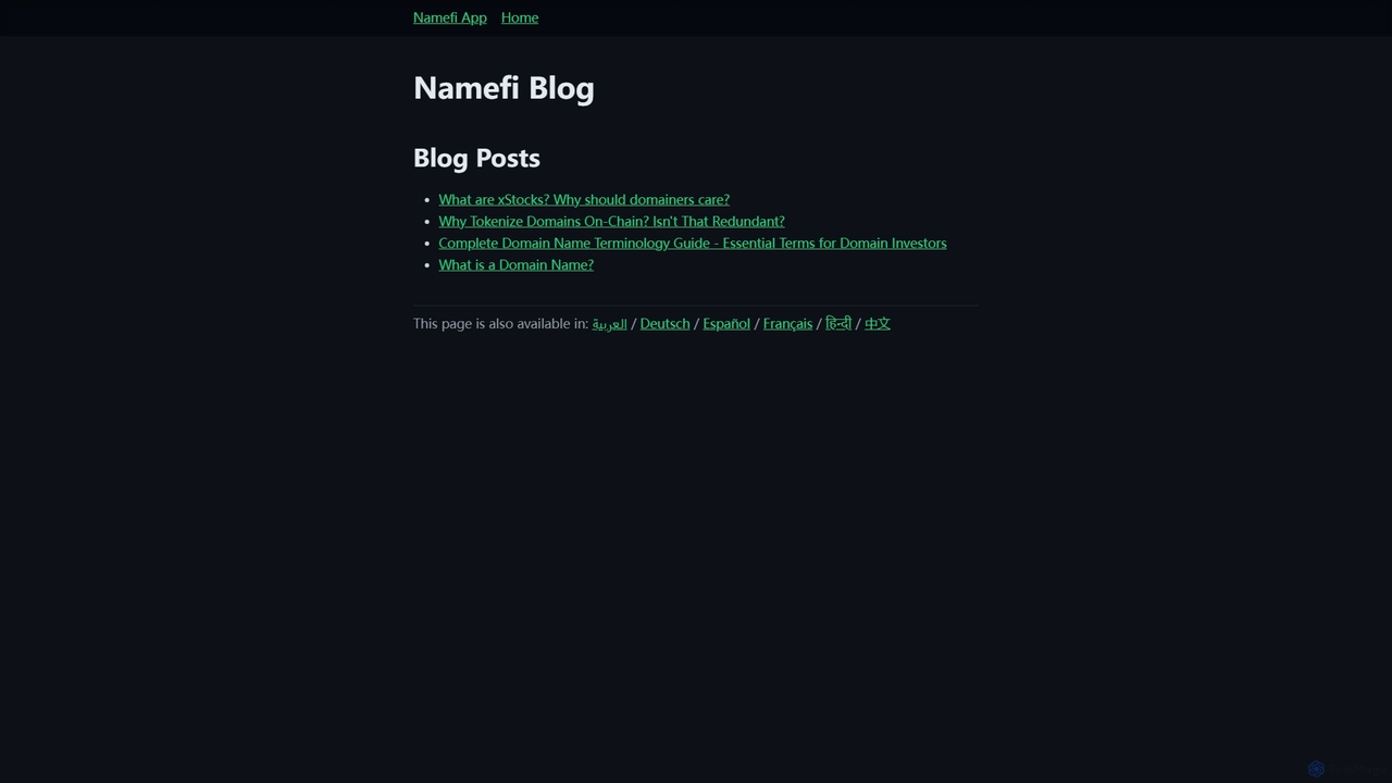 Namefi Blog for Namefi