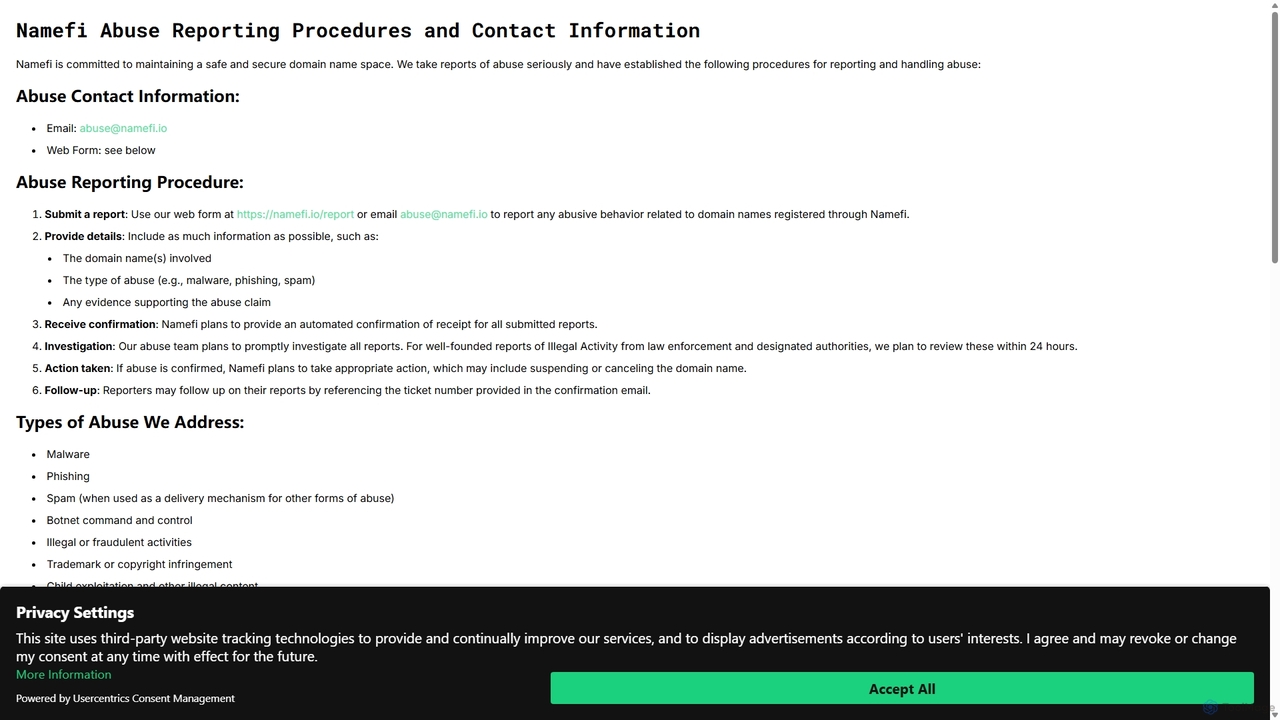 Domain names for the future internet - Namefi for Namefi