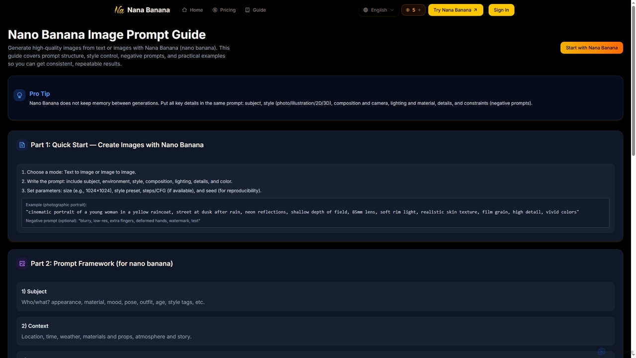 Guide | Nana Banana: Google Nana Banana AI Editor Tips for Nana Banana