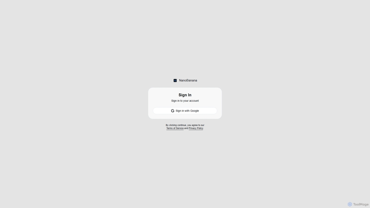 Sign In | Nano Banana AI Image Editor for Nano Banana