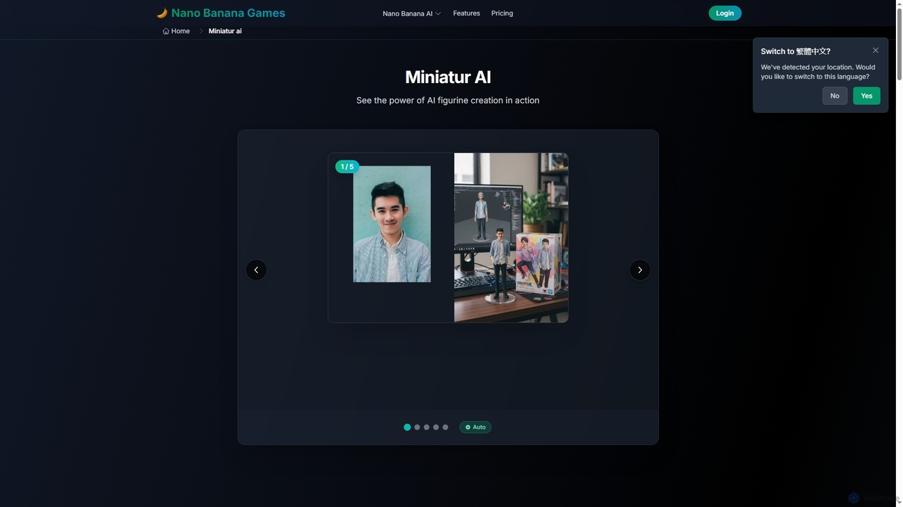 AI Miniatur - Transform Photos into Miniature Worlds for Nano Banana