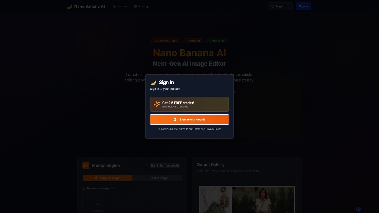 Nano Banana AI – Advanced AI Image Editor Powered by Gemini 2.5 for Nano Banana AI