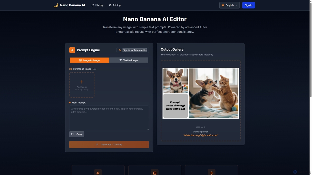 Nano Banana AI Editor - Advanced AI Image Generation for Nano Banana AI