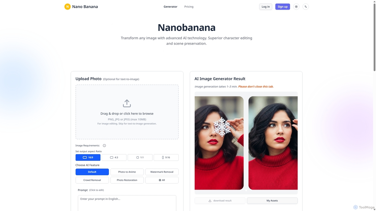 Nanobanana - Advanced Image Transformation for Nanobanana