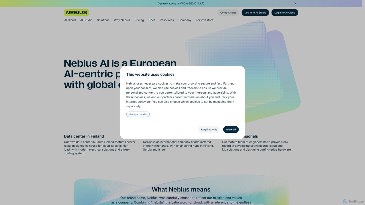 About Nebius for Nebius
