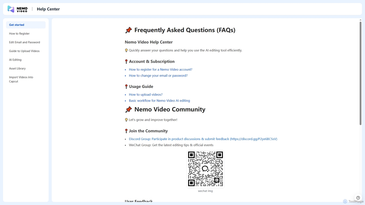 Nemo - AI ads video editor for Nemovideo