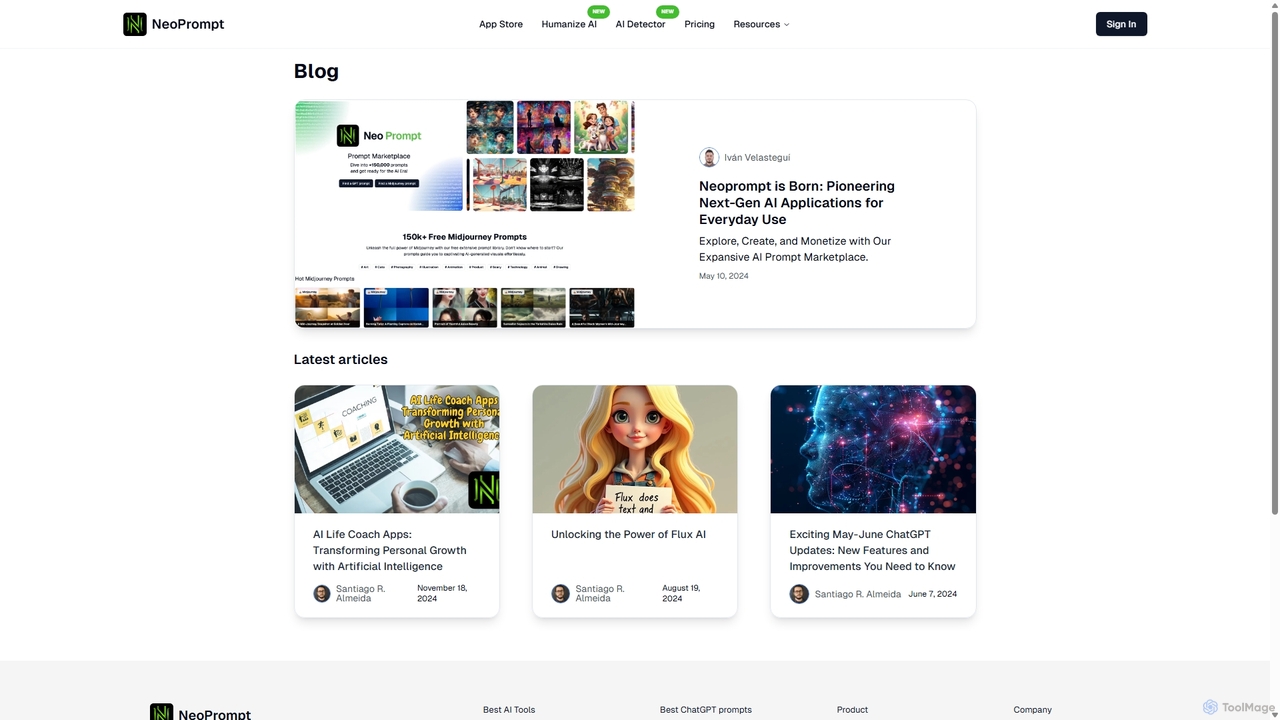 Neoprompt Blog for neoprompt
