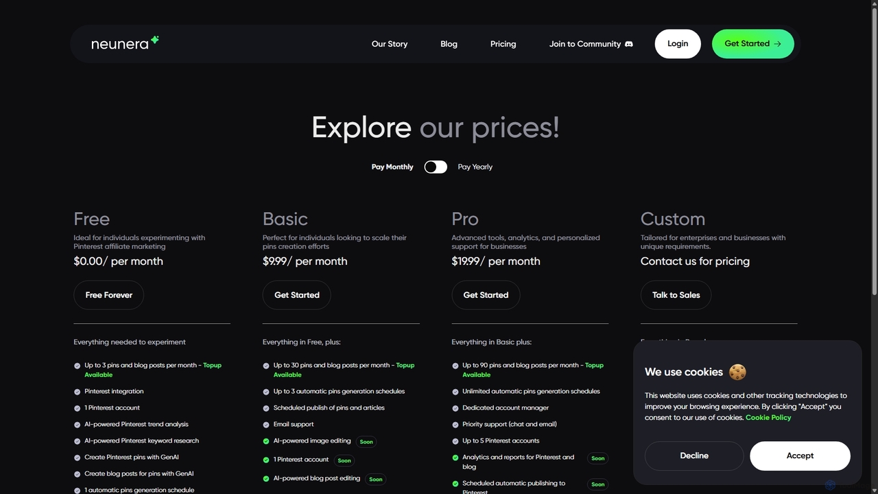 Pricing | Neunera for Neunera