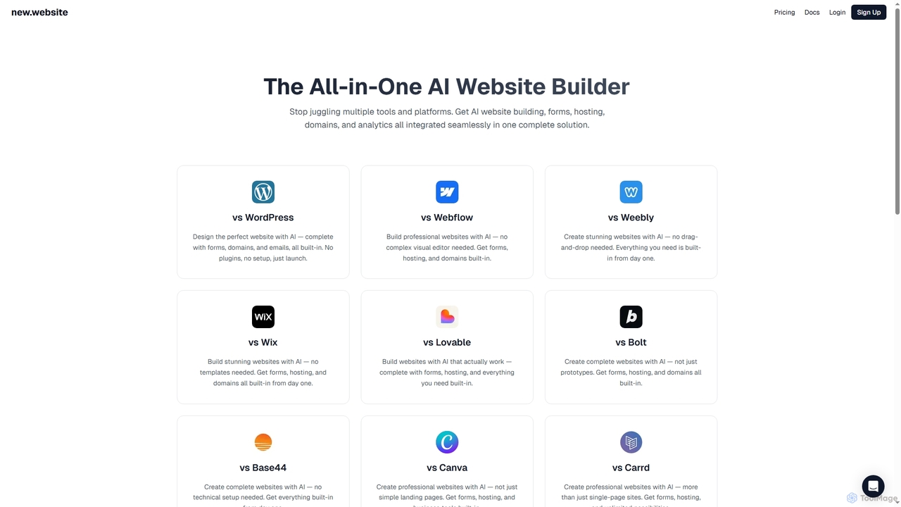 new.website | Build Websites with AI for New