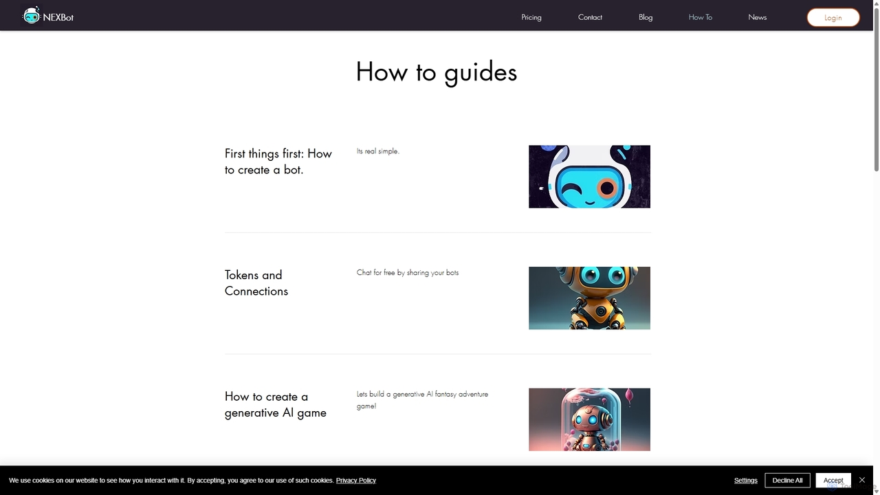 News (List) | NEXBot for NEXBot