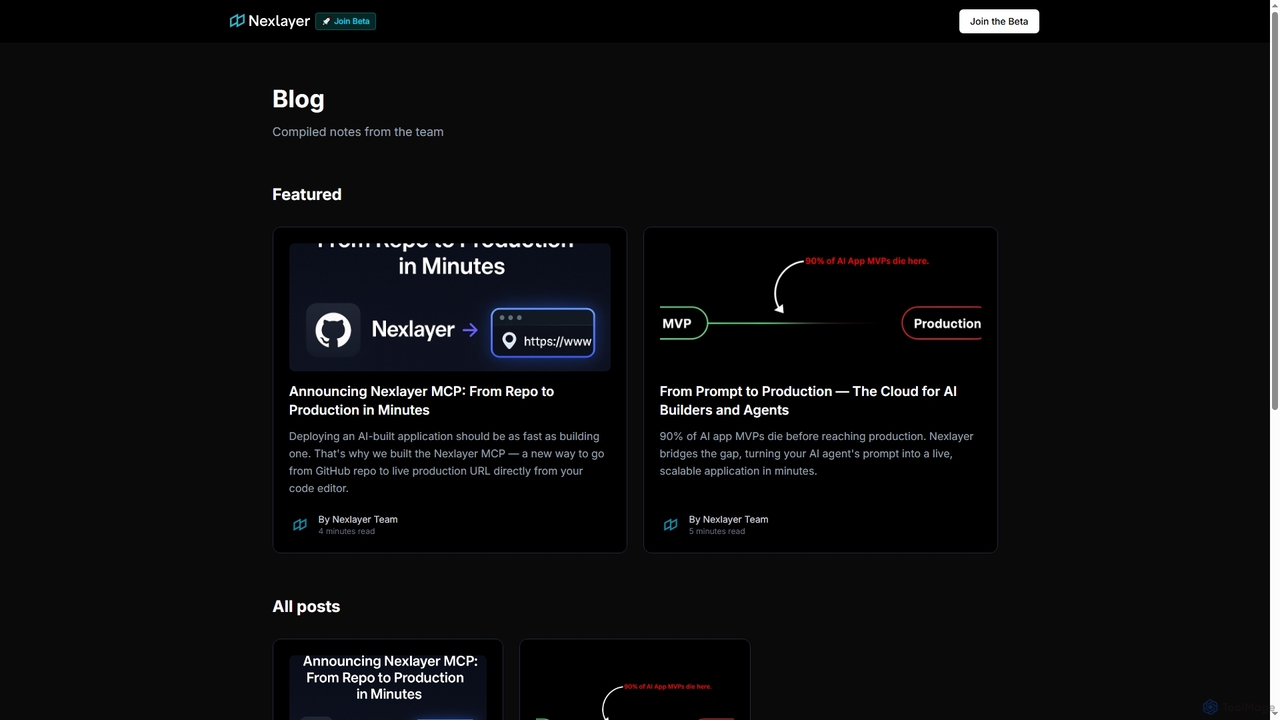 Nexlayer Blog - Insights on AI, Cloud & Deployment for Nexlayer