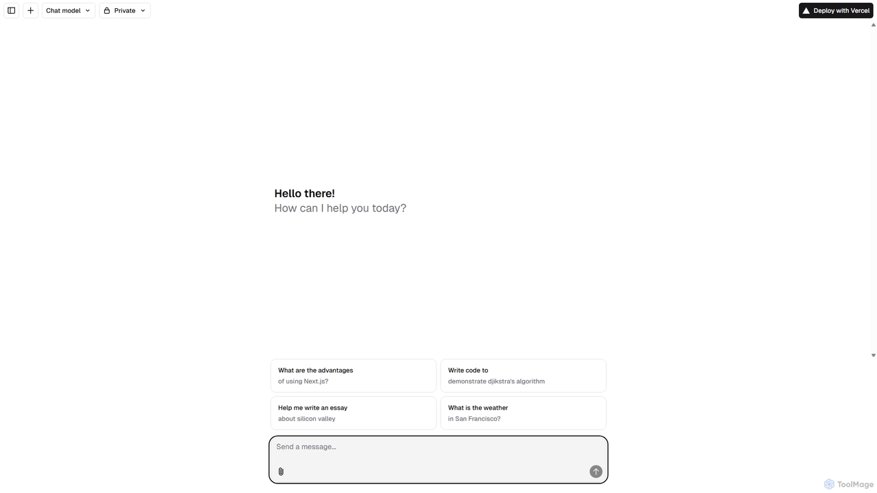 Next.js Chatbot Template
