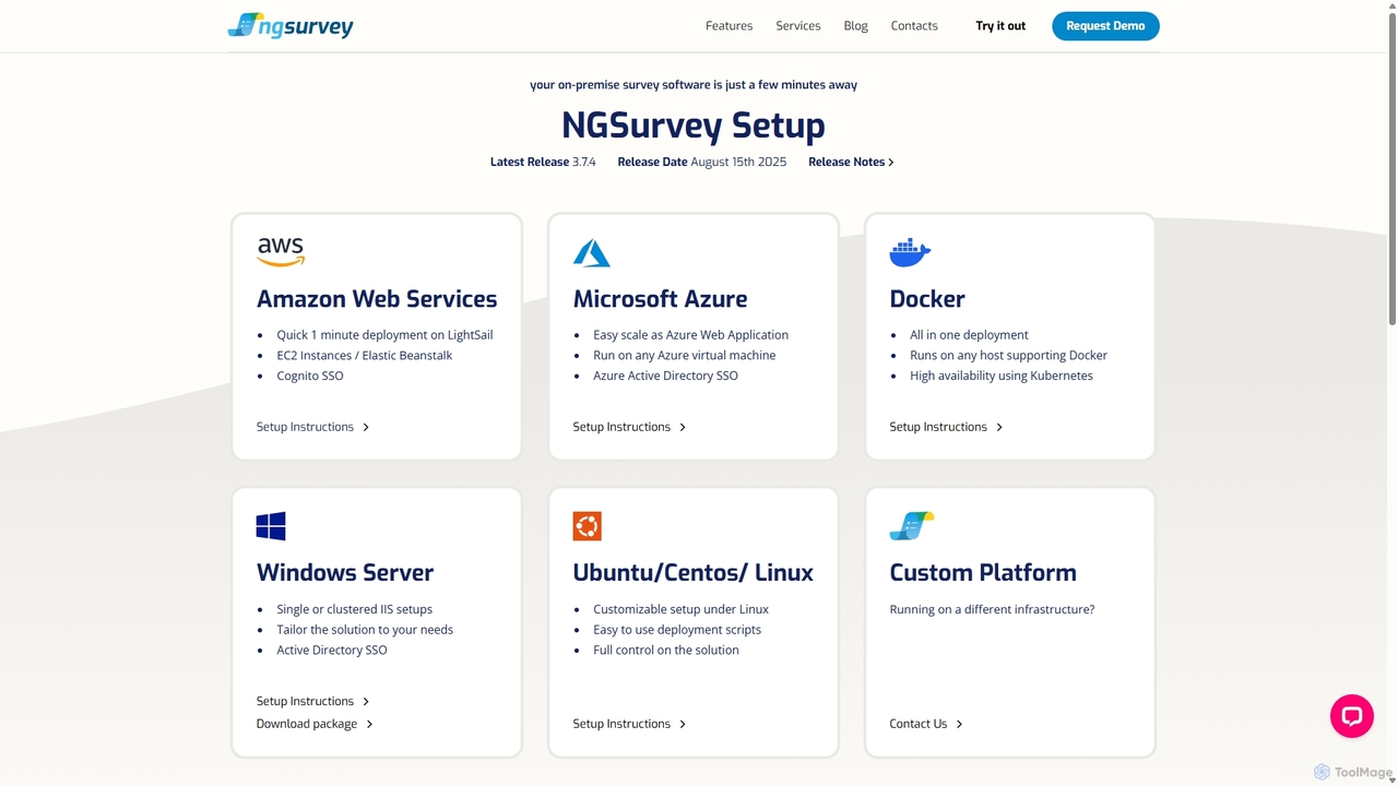 On-premise survey software powered by AI for Ngsurvey