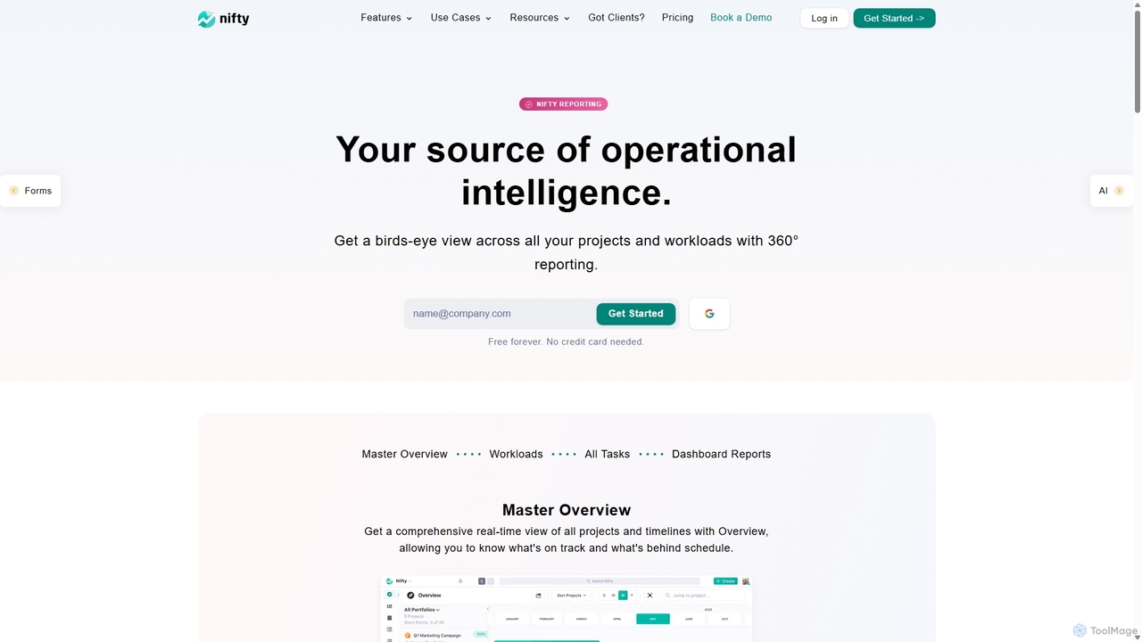 Get a Complete Overview across all your Projects with Nifty for NiftyPM
