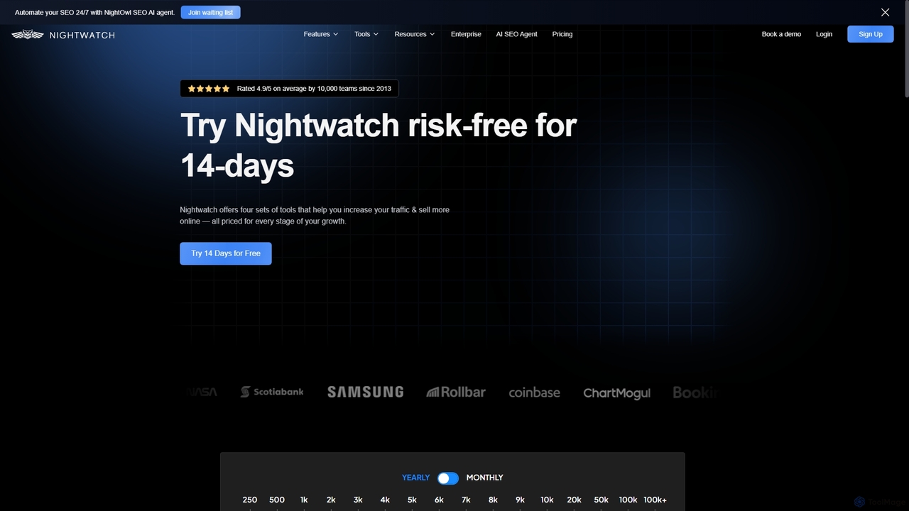 Nightwatch pricing for Nightwatch