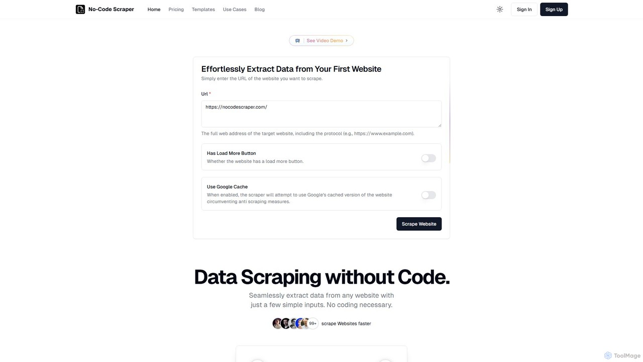 No-Code Scraper