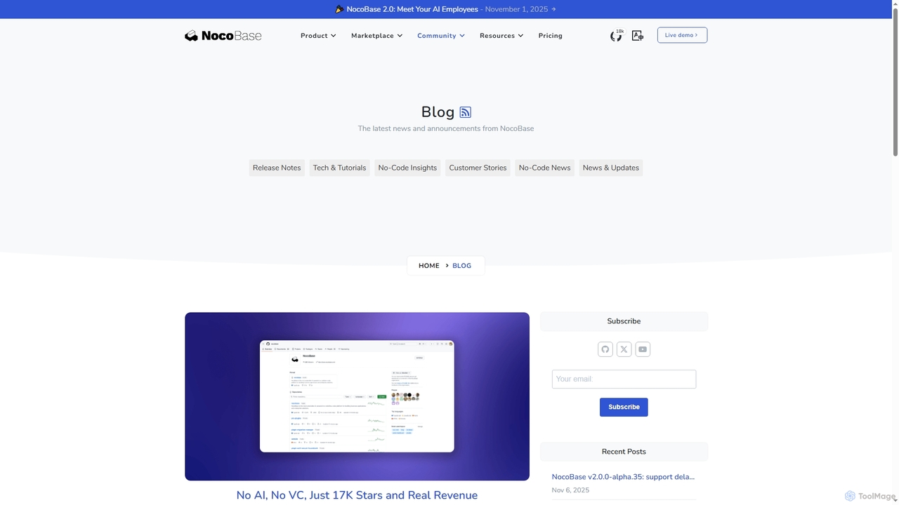 Blog - NocoBase for NocoBase