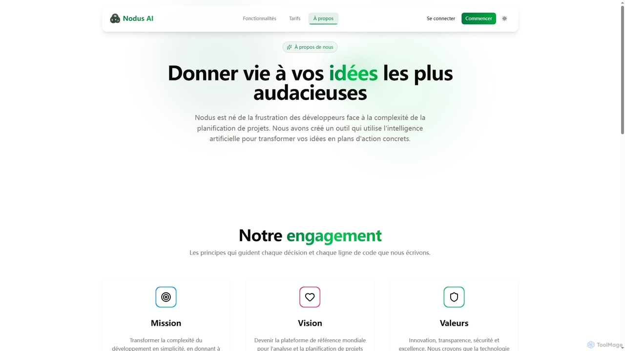 À propos | Nodus AI for Nodus AI