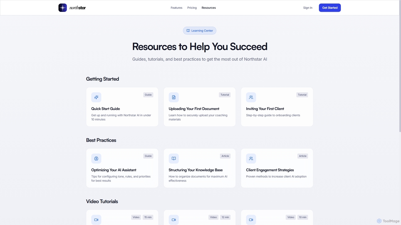 Northstar AI - AI-Powered Coaching Platform for Northstar AI