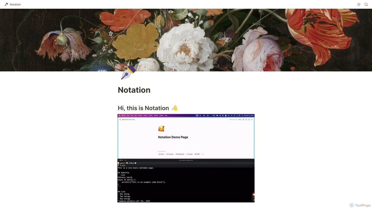 Notation