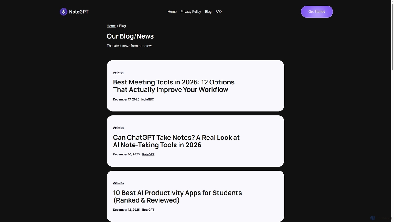 Blog - NoteGPT - Summary AI Note Taker for NoteGPT