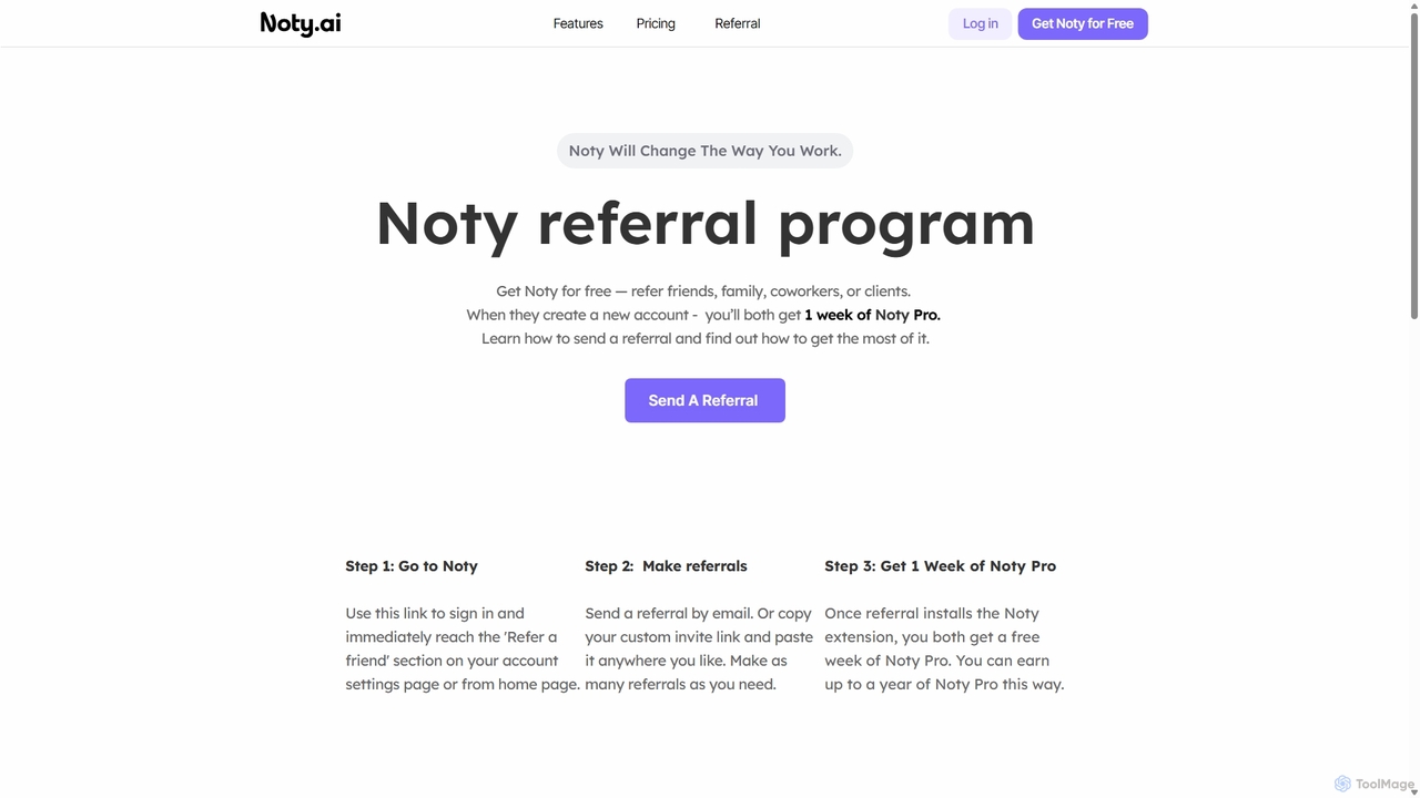 Pricing and plans | Noty.ai for Noty.ai