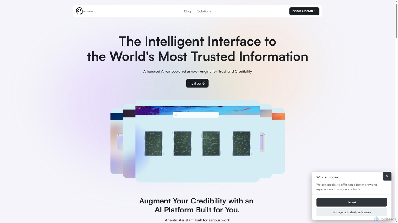 Nouswise Enterprise: The Interface for Trust for Nouswise