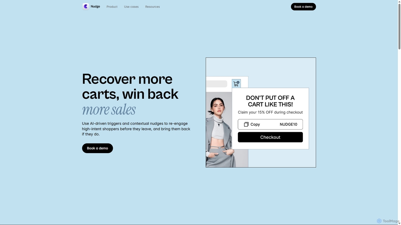 Cart Abandonment & Re-Engagement for Nudge