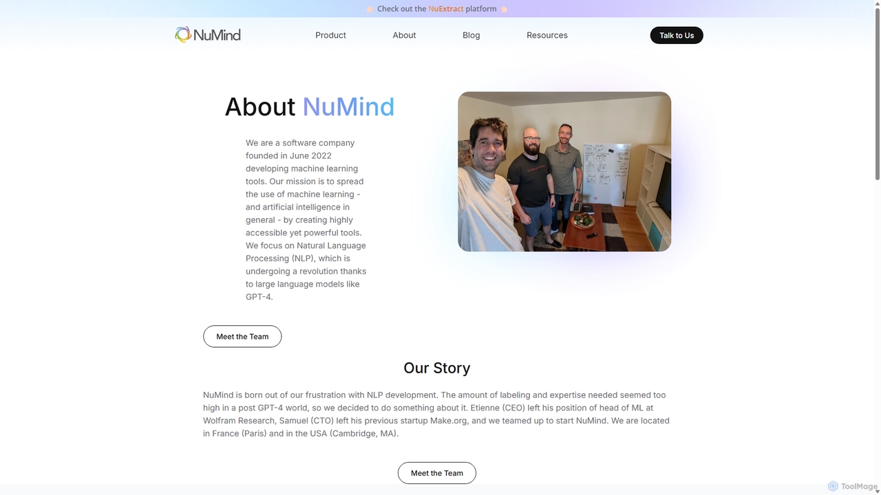 NuMind - About for NuMind