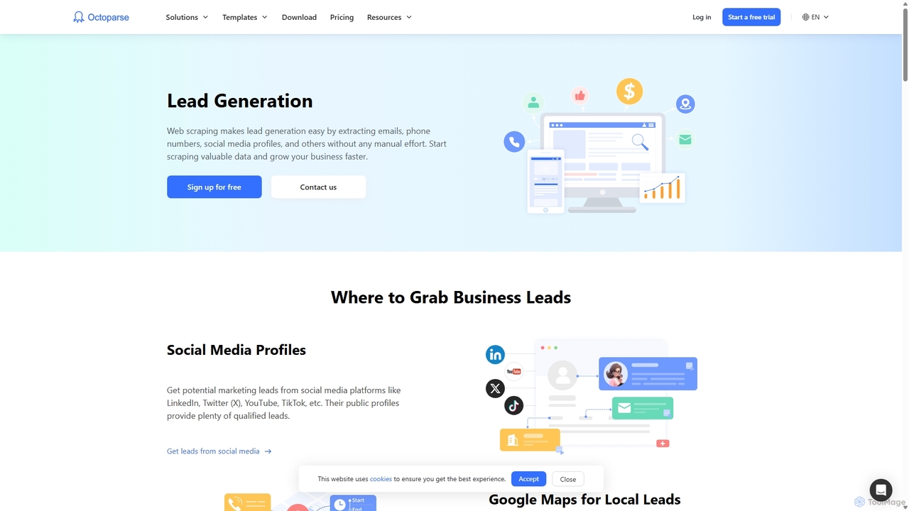 Web Scraping for Lead Generation | Octoparse Use Cases for Octoparse