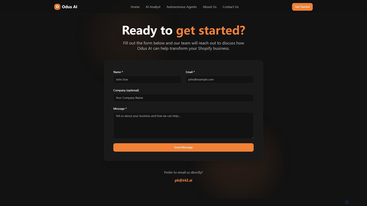 Odus AI - AI Analyst & Autonomous Agents for Shopify for Odus