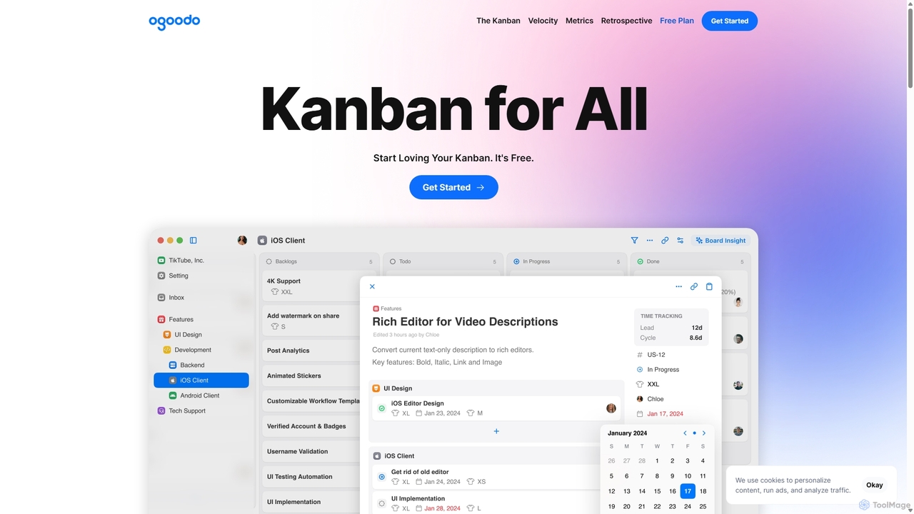 Ogoodo - Free Kanban for All for Ogoodo
